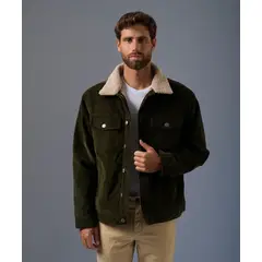 Mbo - Casaca Corduroy 100% Algodón con Sherpa