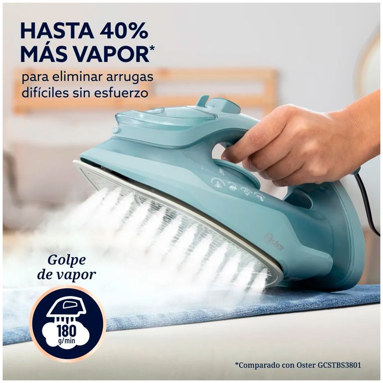 Plancha de Vapor GCSTAC7001 AeroGlide Verde Claro