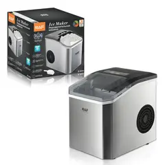 RAFF - Máquina Fabricadora de Hielo RAF de 1.2 Litros R0303 Color Plateado Acero Inoxidable