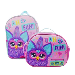 FURBY - Pack Escolar Nido Mochila + Lonchera