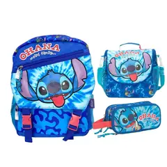DISNEY CLASICOS - Pack Escolar Mochila Stitch Ohana Oficio