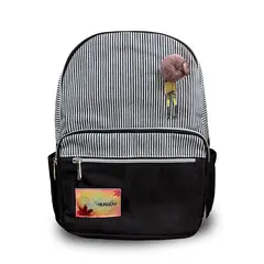 MUNAIQUI - Mochila de Lona algodonada Modelo Cebra