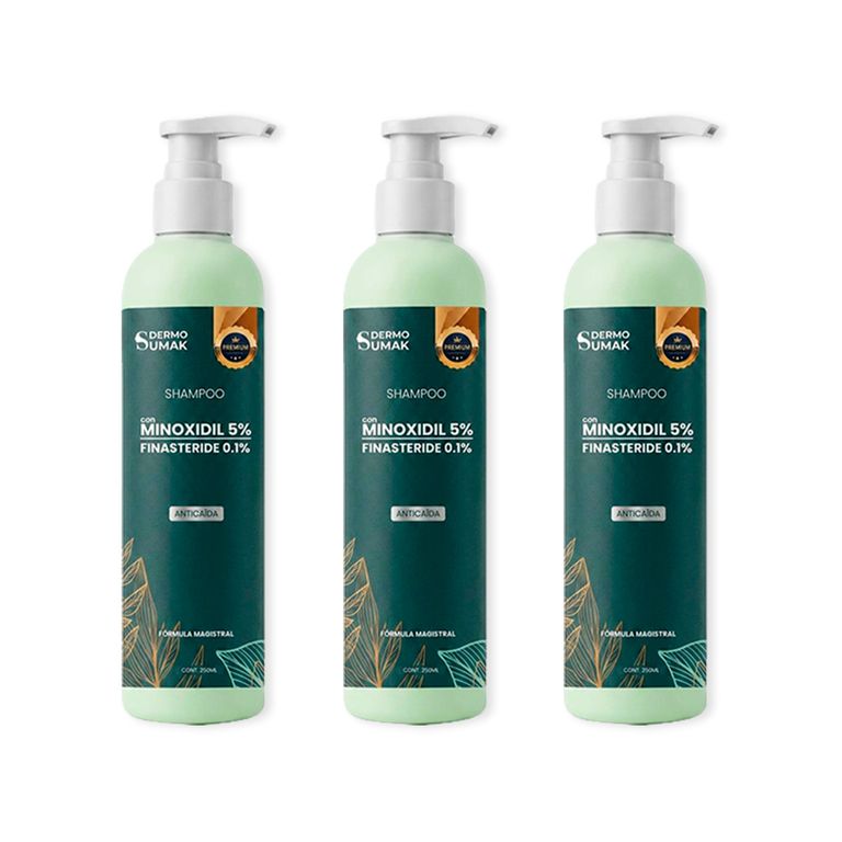 Shampoo minoxidil & finasteride 250 ml Dermo Sumak 3und
