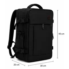GENERICO - MOCHILA VIAJERA EXPANDIBLE PARA CABINA PARA AEROLINEAS EUROPEAS PORTALAPTOP
