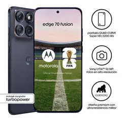 MOTOROLA - Celular 256GB 8GB Edge 70 Fusion 6.8" Azul