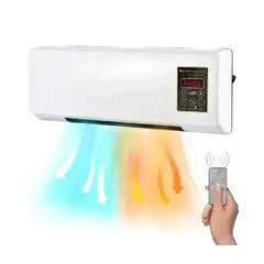 OEM - Aire Acondicionado de Pared 2 en 1 Frío Calor con Control Remoto