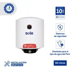 Sole - Terma Eléctrica Evolución 1500W 50LT SOLTEEV050C