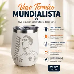 GENERICO - VASO TERMICO CR7 CRISTIANO RONALDO - PORTUGAL