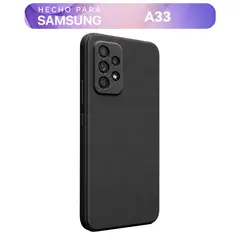 CASE - Funda De Silicona Negro Para Samsung A33 Silicone
