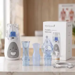 GENERICO - Nebulizador Portátil Ultrasónico Montcare NBM-5 Recargable Tipo C
