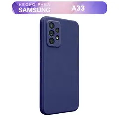CASE - Funda De Silicona Azul Para Samsung A33 Silicone