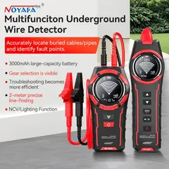 NOYAFA - NF-829 - Localizador de Cables, Tuberías y Fallas Subterráneas Todo-en-Uno - Electricistas