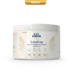 LVLDRINK NUTRITION - Multivitamínico Energizante Sabor Arándano 300 g - LVLDRINK