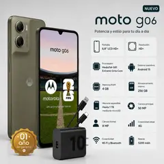 MOTOROLA - CELULAR G06 4GB+256GB CAFE
