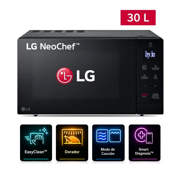 Microondas NeoChef™ 30 L Función Grill, MH7032JAS Negro