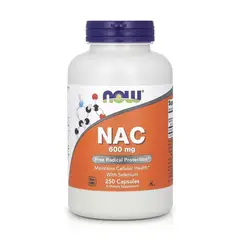 NOW - NAC 600 mg con Selenio 250 Cápsulas - Foods