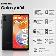 SAMSUNG - Celular A04 4GB 64GB Negro