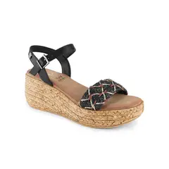 TIME CHOPPER - Sandalias 6W9562-5 Black - Mujer