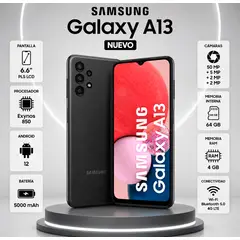 SAMSUNG - Celular Galaxy A13 4GB 64GB Negro