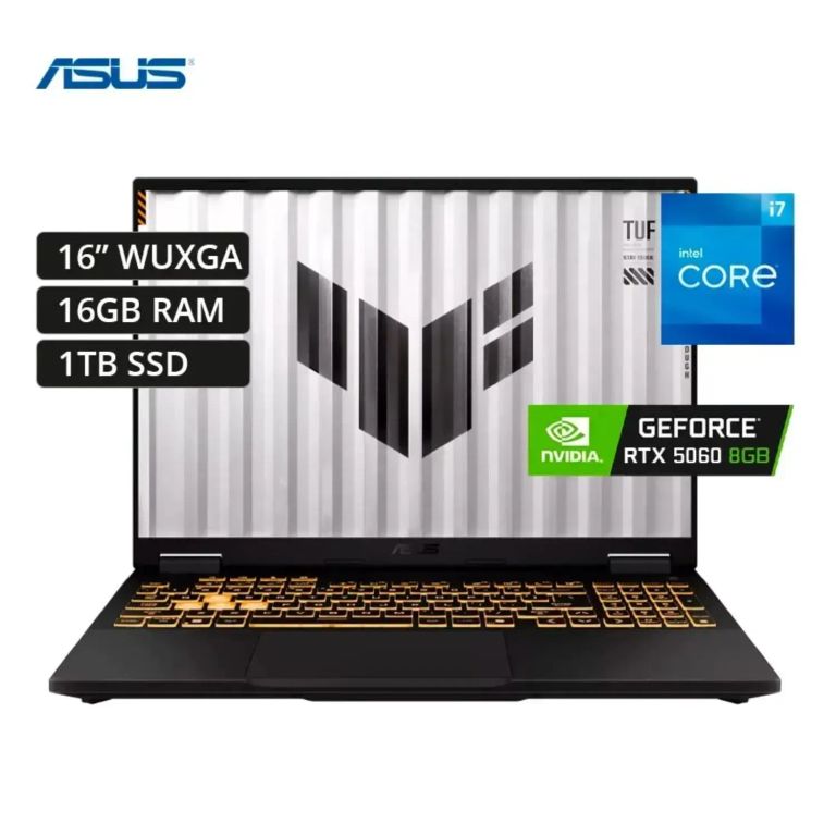 TUF F16 FX608JMR-RV197 Core i7-14650HX, 16GB RAM, 1TB SSD, RTX 5060 8GB, 16″ WUXGA