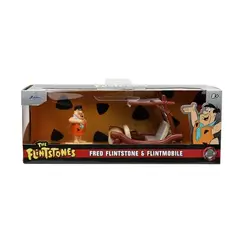 JADA TOYS - Flintstones Flintmobile 132 Scale Die-Cast Metal Vehicle with Fred Nano Figure