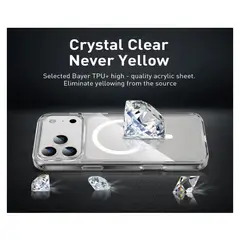 SMART - CARCASA FUNDA CASE PARA MODELO IPHONE 17 DE CARGA INALAMBRICA DE ALTO IMPACTO