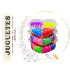 GENERICO - Kit de Ligas Premium para hacer pulseras y collares