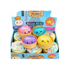GENERICO - SET X 2 DUMPLING MISTERIOSO SQUISHY GLITTER GRANDE ANTIESTRES PURPURINA AL AZAR