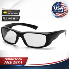 GENERICO - Lentes de Seguridad Pyramex Emerge para Lentes de Medida ANSI Z87.1 UV PROTECCION