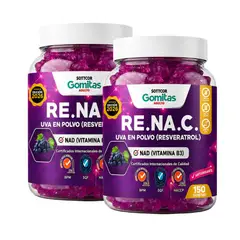 SOTTCOR LABS - PACK X 02 - Gomitas de Resveratrol para adulto - 150 Gomitas