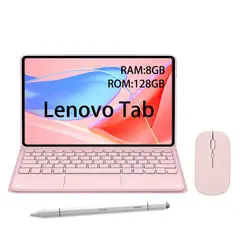 LENOVO - Tablet Tab 8GB+128GB WiFi+Teclado Rosa+Lápiz+Mouse