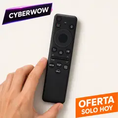 GENERICO - Control Remoto Tipo One Remote Compatible con Samsung con Micrófono