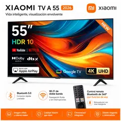 XIAOMI - Televisor 55 UHD 4K 2026