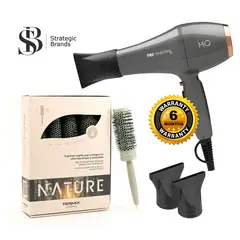 MQ PROFESIONAL - Secadora Profesional MQ PRO DIGITAL 2600W + Kit x5 Cepillos Nature Termix Ceramica
