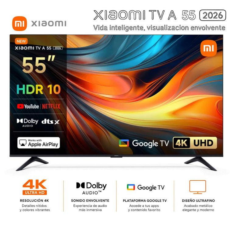 Televisor Smart TV 55'' UHD 4K GoogleTV 2026