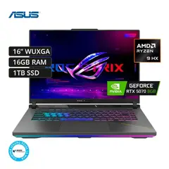ASUS - ROG Strix G16 , Ryzen 9-8940HX, 16GB RAM, 1TB SSD, RTX 5070 8GB, 16″ WUXGA, Windows 11