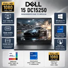 Dell - Laptop 15 Intel Core i7-1355U 16GB 512GB SSD 15.6" FHD Touch 15 LDC15250-7427