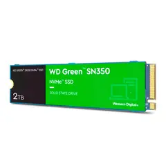 WESTER DIGITAL - UNIDAD EN ESTADO SOLIDO WESTERN DIGITAL GREEN SN350 NVME 2TB M.2 2280 PCIE GEN3 X4
