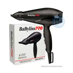 Babyliss Pro - Secador BabylissPro Hair Dryer Potencia 2000 Watts - B6100PE