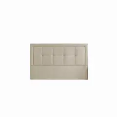 MUEBLES MACRUMO - Cabecera Alta Madrid - Queen - Beige Claro