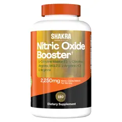 SHAKRA - Oxido Nitrico Nitric Oxide Booster 180 capsulas