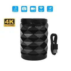 GENERICO - Parlante Bluetooth Cámara Espía Wifi Infrarrojo Full HD Audio En Vivo