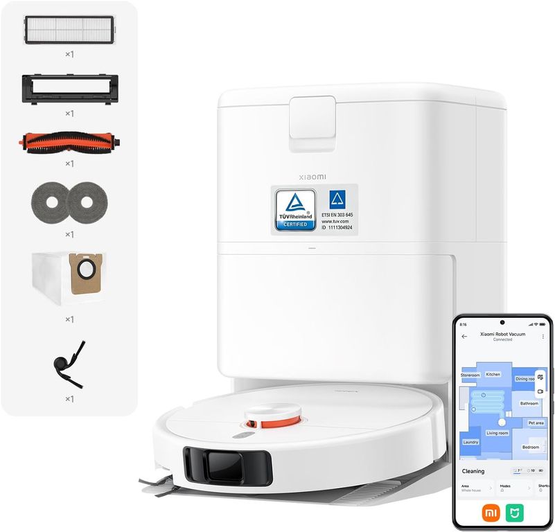 Robot Aspirador H50 Pro Brazo extendible - Blanco
