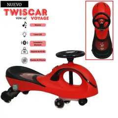 VOYAGE - Twiscar Musical con Luces Bluetooth Rojo