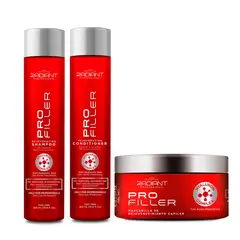 RADIANT - - Pack Pro Filler Shampoo 300ML Acondicionador 300ML Mascarilla 350ML