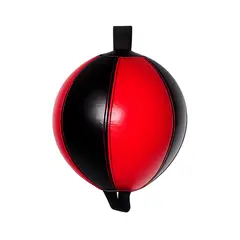 GENERICO - PERA LOCA SPEED BALL INFLABLE PARA BOXEO MUAYTHAI ENTRENAMIENTO SIN CUERDAS NEGRO ROJO