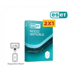 ESET - Antivirus NOD32 2PC Licencia Original