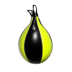 GENERICO - PERA DE BOXEO PUCHING BALL SPEEDBAG ENTRENAMIENTO SIN CUERDAS AMARILLO