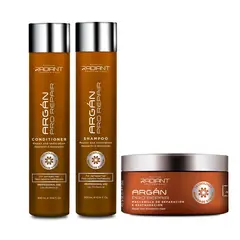 RADIANT - - Pack Argan Shampoo 300ML Acondicionador 300ML Mascarilla