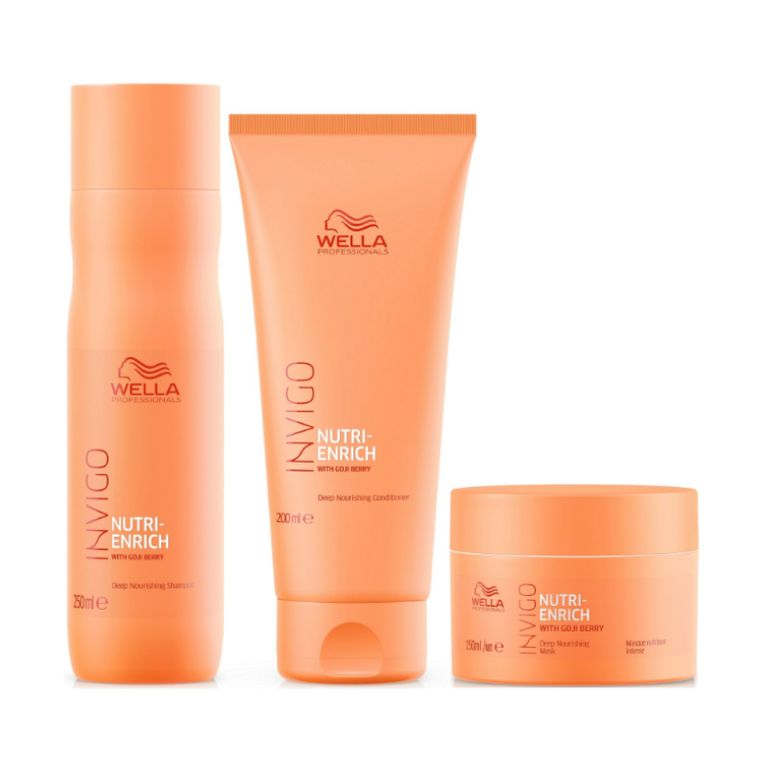 Invigo Nutri Enrich - Shampoo 250ML Acondicionador 200ML Mascarilla 150ML
